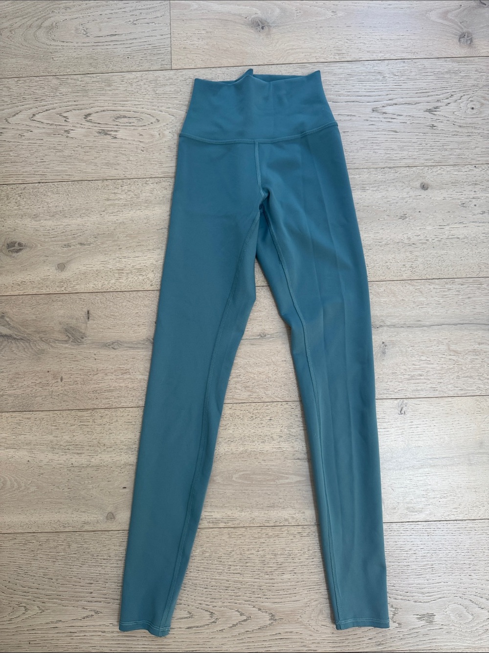 ALO Yoga High-Waist Teal Leggings